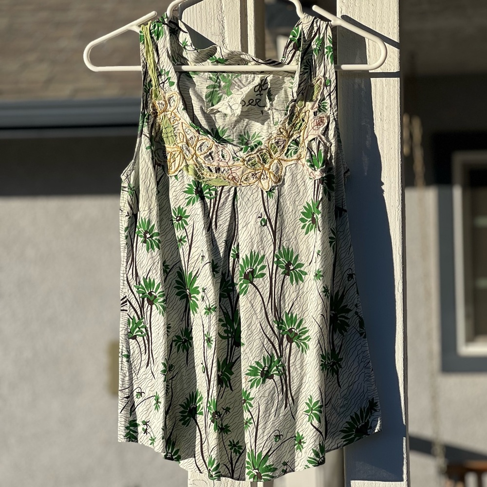 Printed top by Field Flower from Anthropologie
